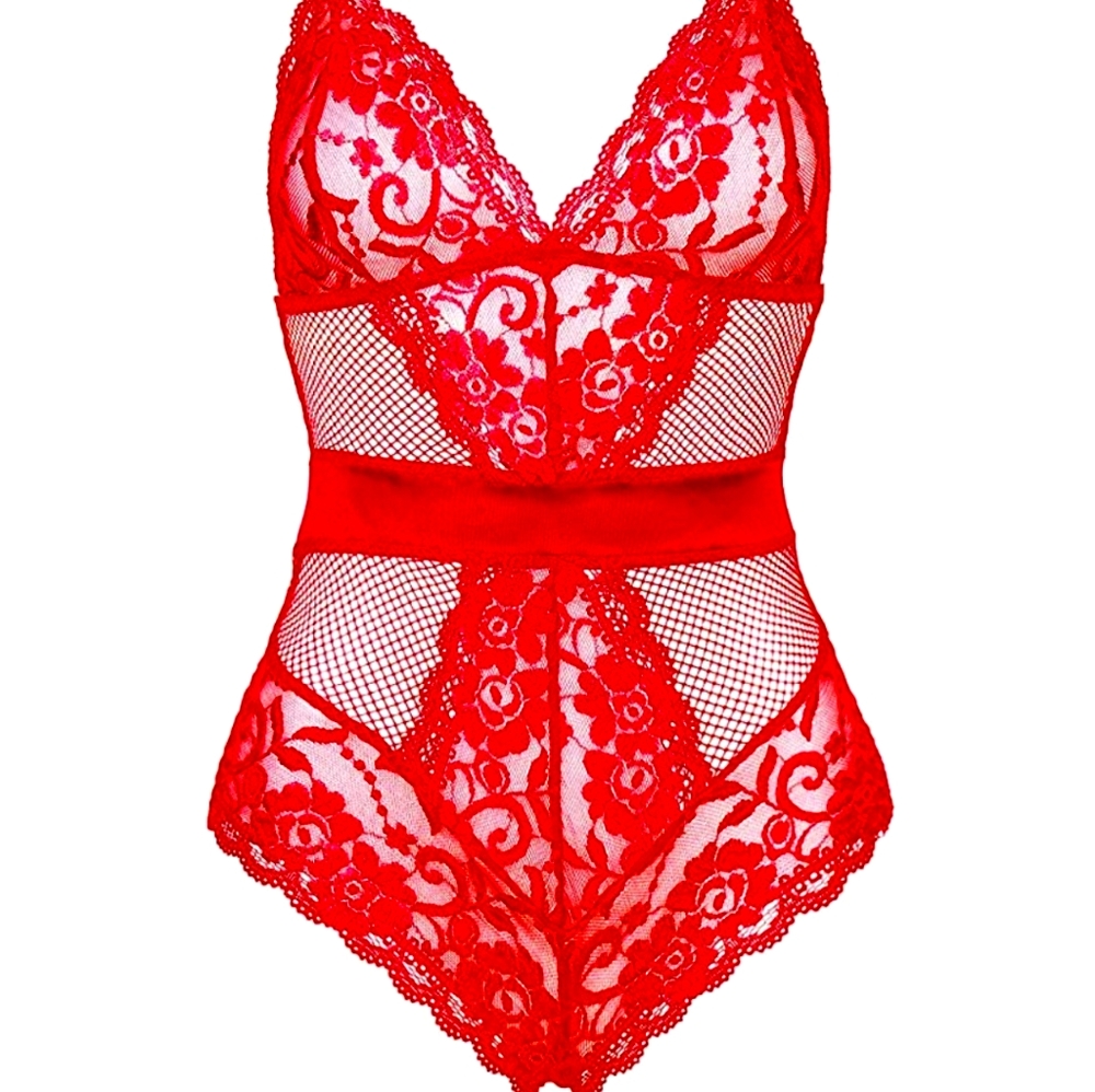 Garmol Red Mesh plus Baby Doll